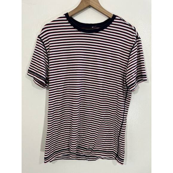 Lululemon Classic Striped T-Shirt L Normcore Basic Casual Street Skate 90s Dad - Picture 1 of 14